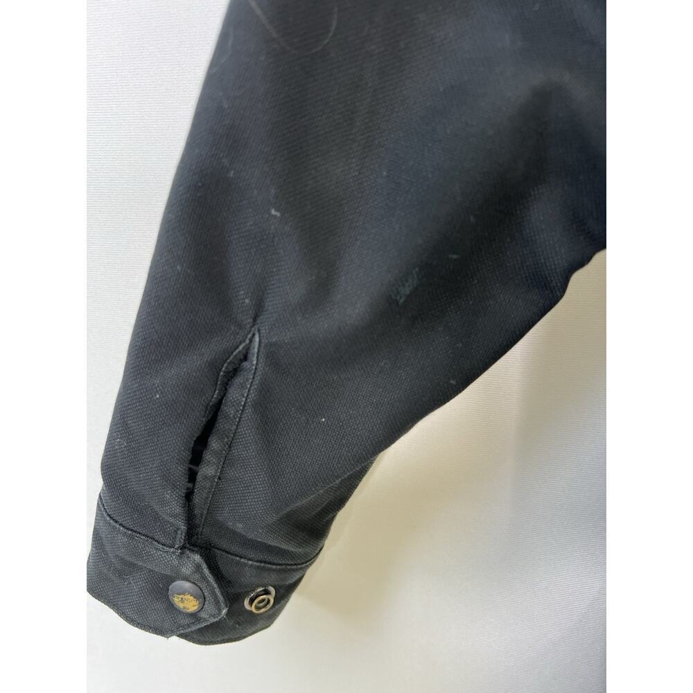Carhartt W'Ona Coach Canvas Jacket Quilted Lined Distressed Black Women’s Sm - Picture 8 of 12